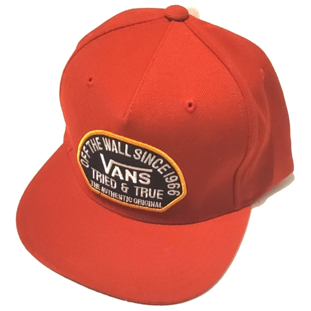 New VANS OFF THE WALL Full Patch Adjustable Snapback hat ball cap OS NWT